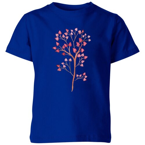 Футболка Us Basic, размер 6, синий детская футболка дерево любви 152 синий