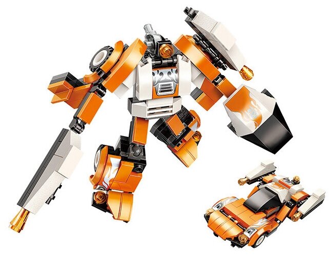 Конструктор Робот "Трансформер", 155 деталей