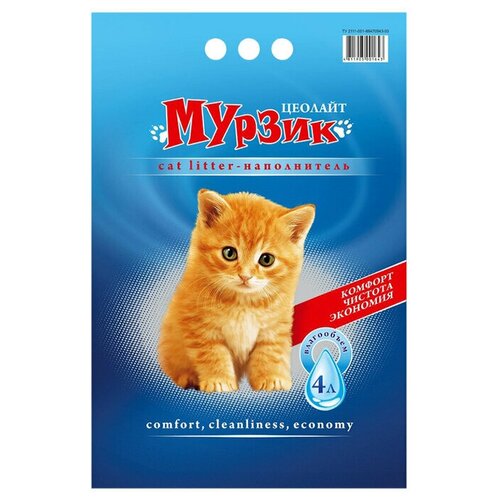 Наполнитель мурзик Цеолайт 4л (4 шт.)