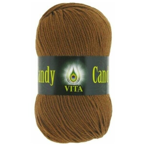 Пряжа Vita Candy корица (2548), 100%шерсть ластер, 178м, 100г, 1шт