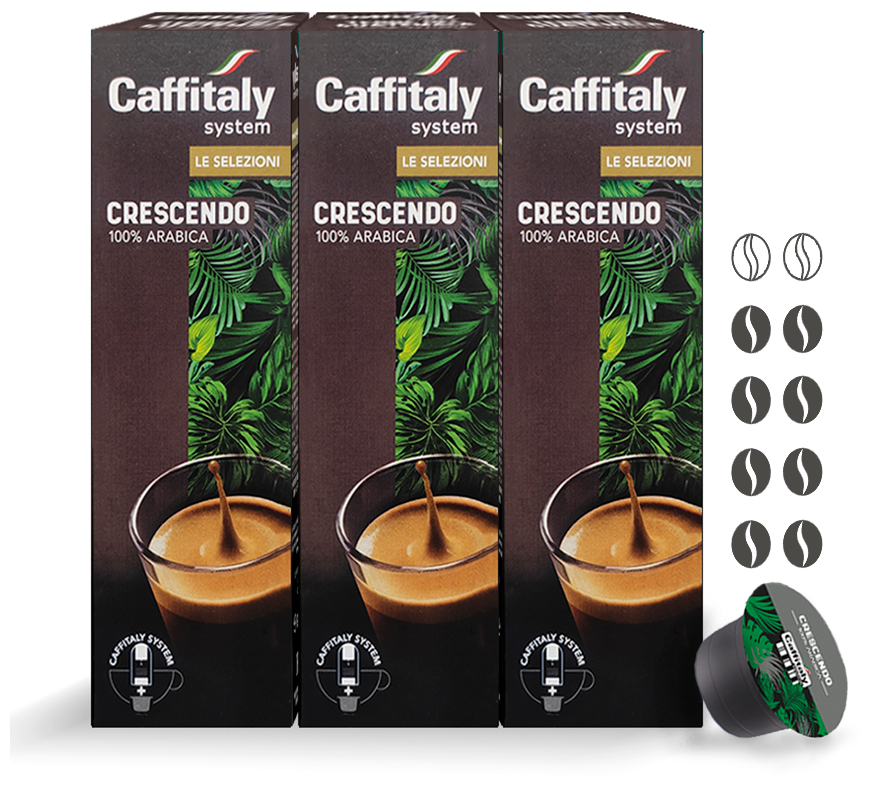 Кофе в капсулах Caffitaly System Ecaffe Crescendo, 30 капсул, для Paulig, Luna S32, Maia S33, Tchibo, Cafissimo - фотография № 2