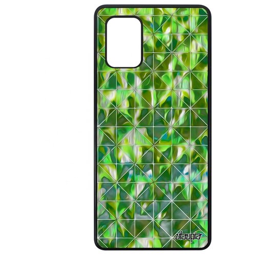 фото Чехол на телефон samsung galaxy a71, "плиточный мотив" треугольник квадрат utaupia