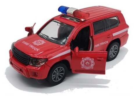 Пожарный автомобиль Motorro City HL1108-3 1:34, 12.5 см, красный