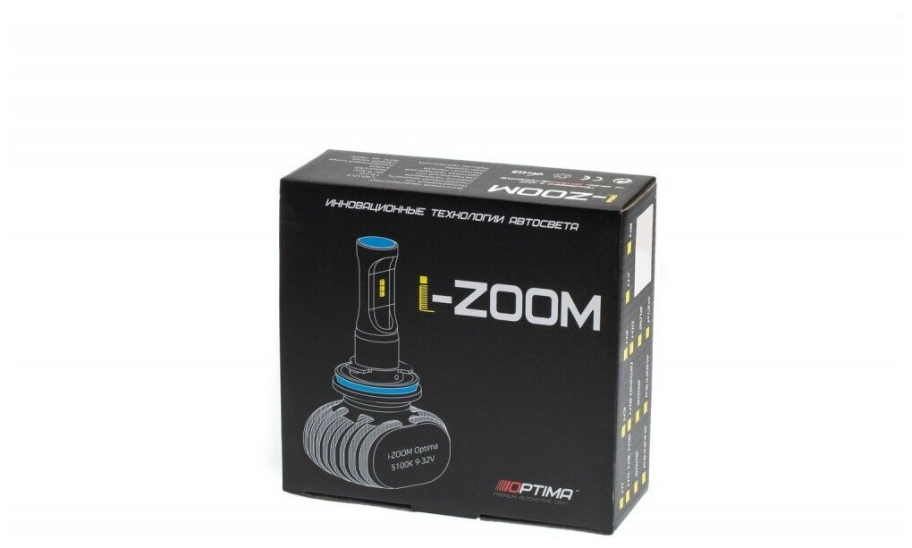 Лампа автомобильная светодиодная Optima i-ZOOM i-H7-WW H7 9-32V 19.2W PX26d