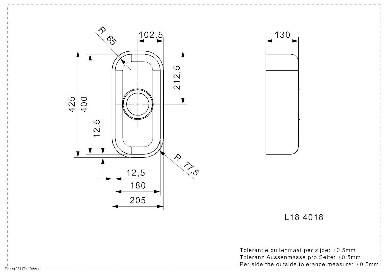 Кухонная мойка Reginox L18 4018 LUX OKG