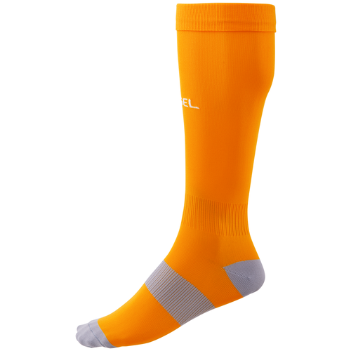 Гетры футбольные Jogel, оранжевый, серый гетры jogel размер 38 41 оранжевый