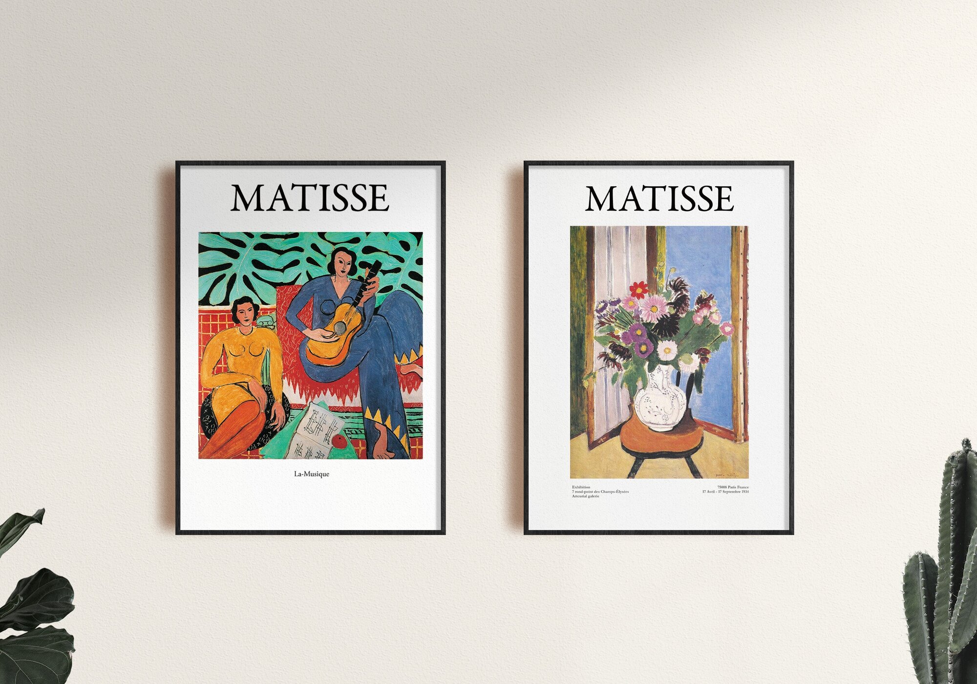Набор плакатов "Matisse" 2 шт. / Набор интерьерных постеров формата А2 (40х60 см) без рамы