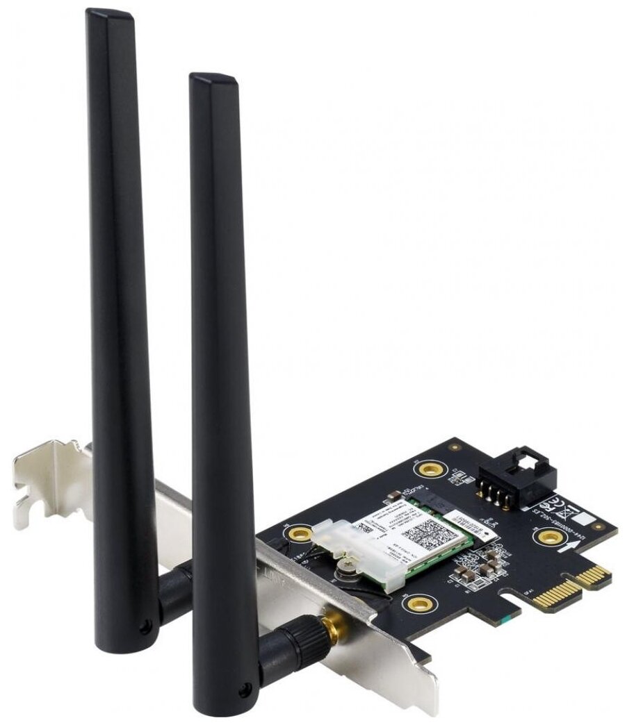 Сетевой адаптер WiFi + Bluetooth Asus PCE-AX3000 AX3000 PCI Express (ант.внеш.съем) 2ант.