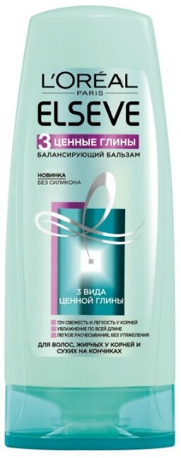 Loreal Elseve Бальзам-ополаскиватель Ценные глины балансирующий 200 мл 1 шт