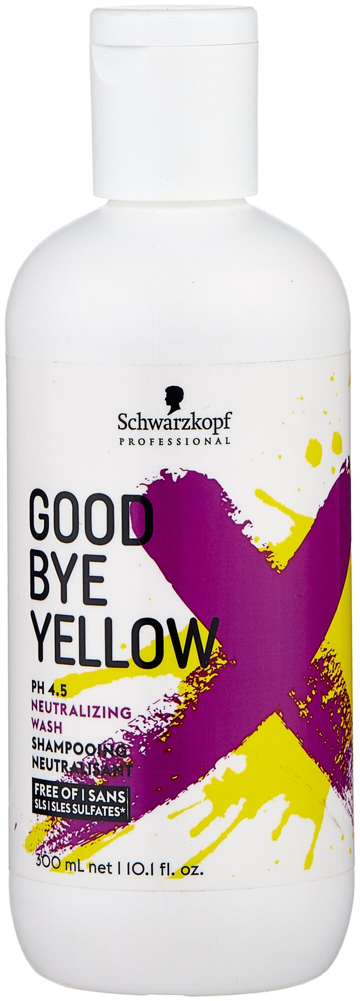 Schwarzkopf Professional шампунь Goodbye Yellow Neutralizing Wash, 300 мл