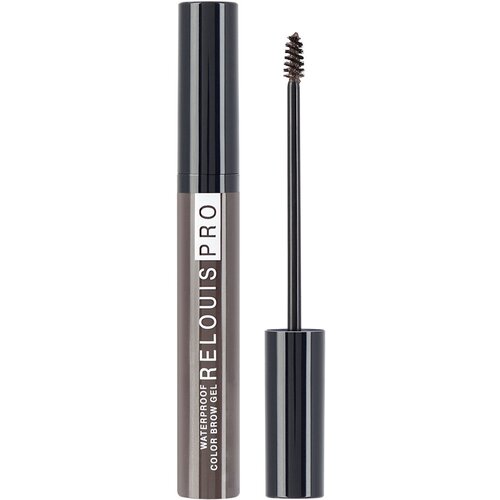 RELOUIS Гель для бровей PRO Waterproof Color Brow Gel водостойкий оттеночный, 6 г, 04