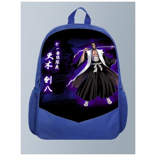 фото Голубой рюкзак с принтом аниме блич bleach, ясутора садо, тосиро хицугая - 180 brutbag