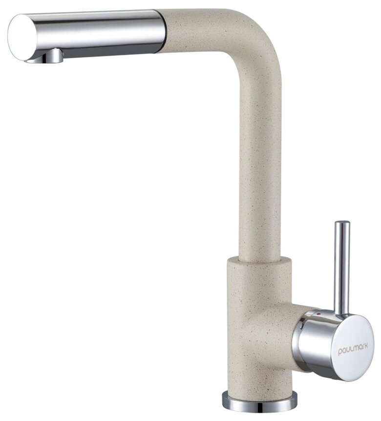 Смеситель Paulmark Kassel Ka214311-328 для кухонной мойки, бежевый