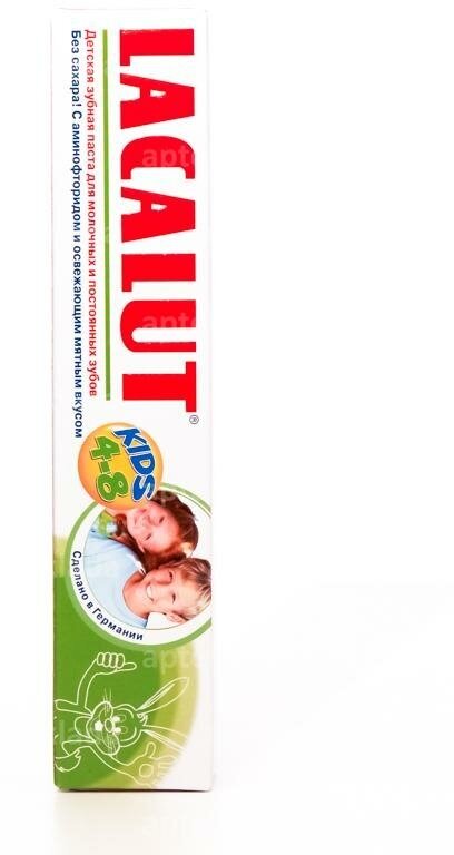 Паста Lacalut (Лакалют) Kids зубная детская 4-8 лет 50 мл Dr.Theiss Naturwaren GmbH - фото №12