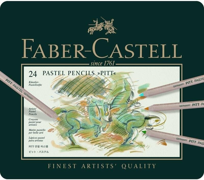 Карандаш пастельные Faber-Castell Pitt 24 цв. - фото №9