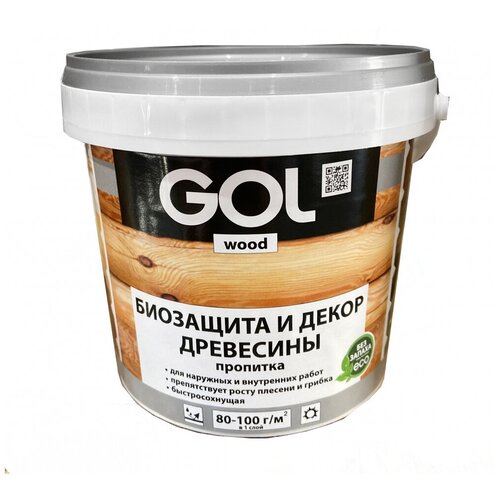 Защитно-декоративная пропитка Palizh GOL wood AQUA
