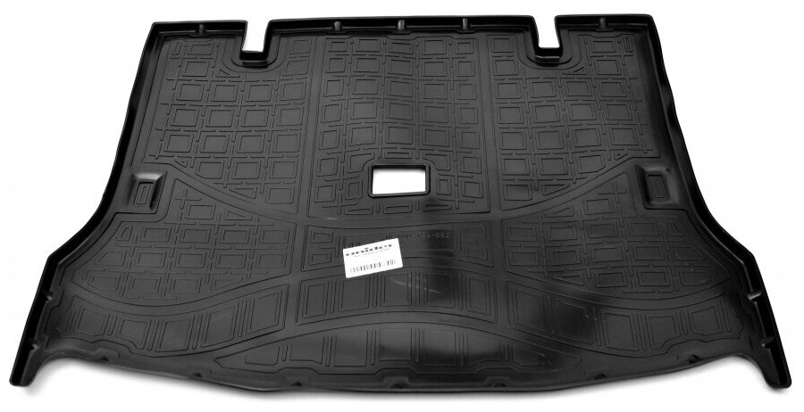 Коврик багажника для VAZ Largus WAG (BO) (2012-) (7 мест) (полимер) черный