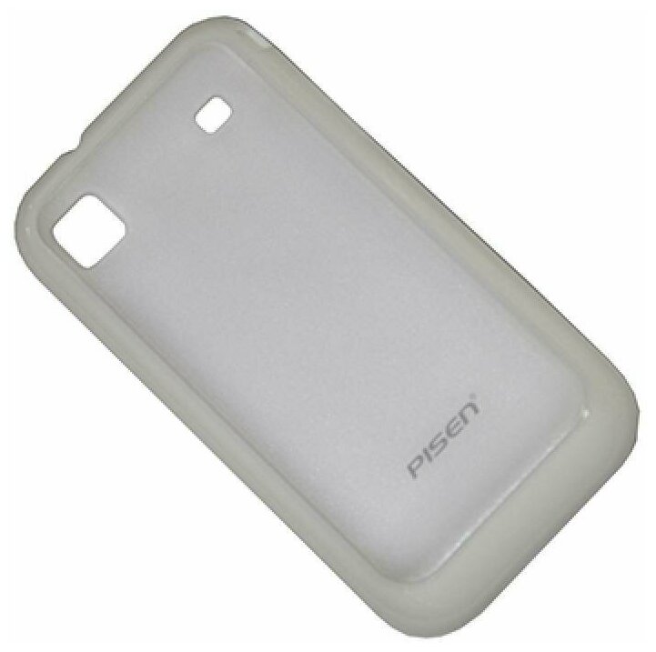 Чехол для Samsung i9000/i9001 задняя крышка пластиково-силиконовый Pisen <белый>