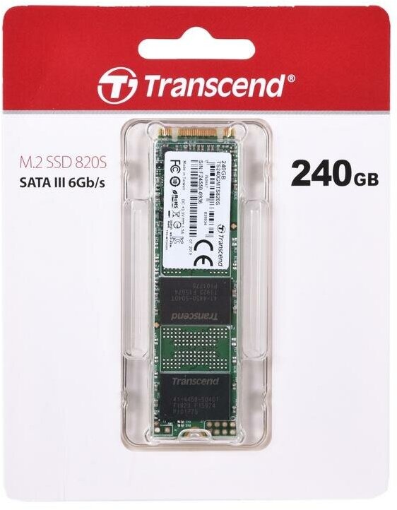 M.2 Transcend MTS820 240Gb (TS240GMTS820S) - фото №9