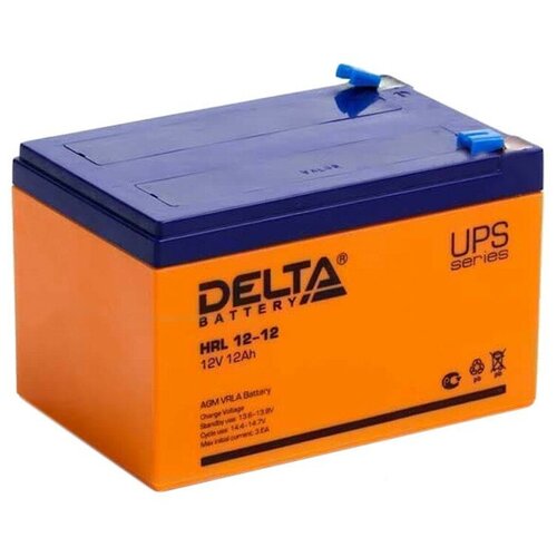 Батарея для ИБП Delta HRL 12-12X (12V/12Ah)_D_K аккумулятор для ибп delta hr 12 12 12v 12ah