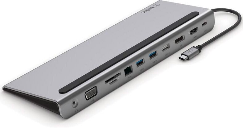 Док-станция Belkin USB-C 11-in-1 Multiport Dock, серый INC004BTSGY