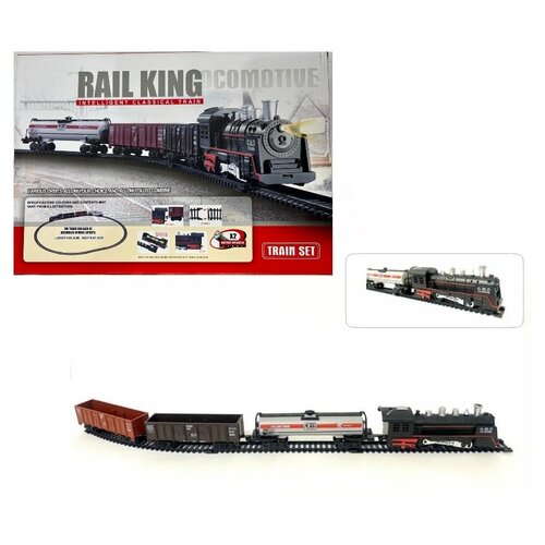 Железная дорога игра на батарейках в коробке