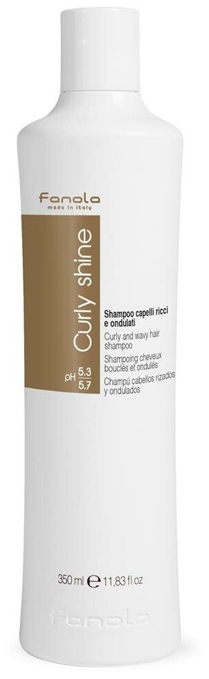 Fanola шампунь Curly Shine для вьющихся волос, 350 мл