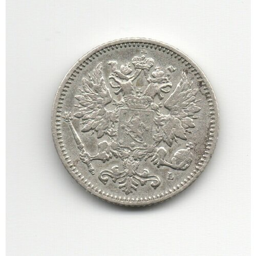 Монета 25 пенни 1894 г. Для Финляндии (Александр III)