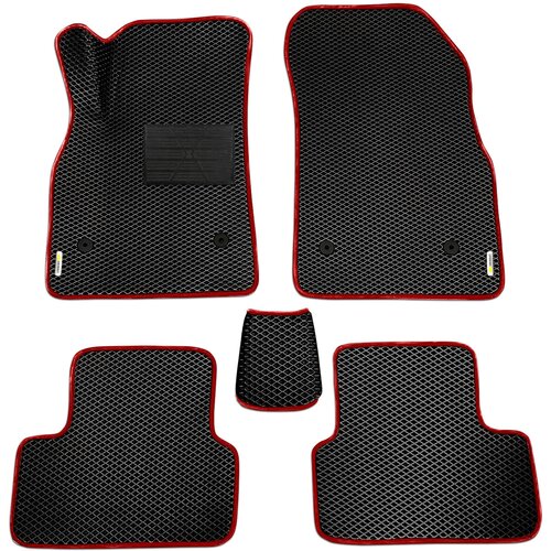 Автомобильные коврики EVA для CHEVROLET СRUZE (I) / Шевроле Круз 1 / 2009-2015 г. в.+ подпятник + 2 логотипа