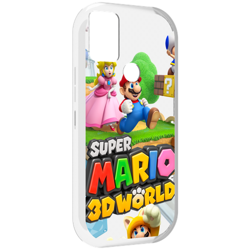 Чехол MyPads Super Mario 3D World для UMIDIGI A9 задняя-панель-накладка-бампер чехол mypads super mario 3d world для doogee v11 задняя панель накладка бампер