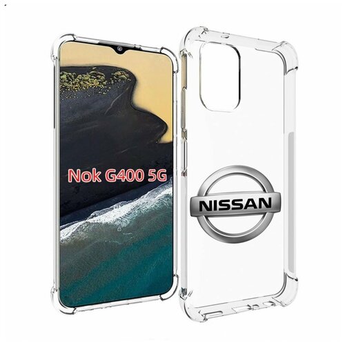 Чехол MyPads nissan-ниссан-3 мужской для Nokia G400 5G задняя-панель-накладка-бампер