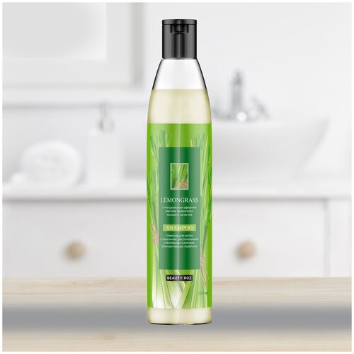 Шампунь Beauty ROZ с натуральным эфирным маслом лемонграсс
