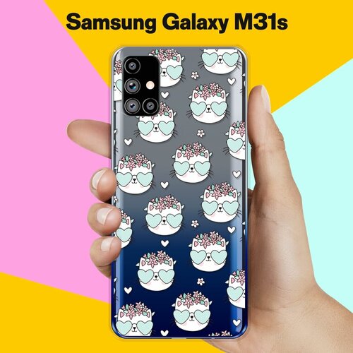 Силиконовый чехол Узор из котов на Samsung Galaxy M31s силиконовый чехол узор из котов на samsung galaxy a41