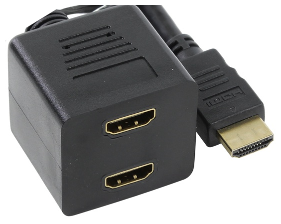 Telecom (ta653) Кабель-адаптер Hdmi (19m) -) 2xHDMI (19f) .