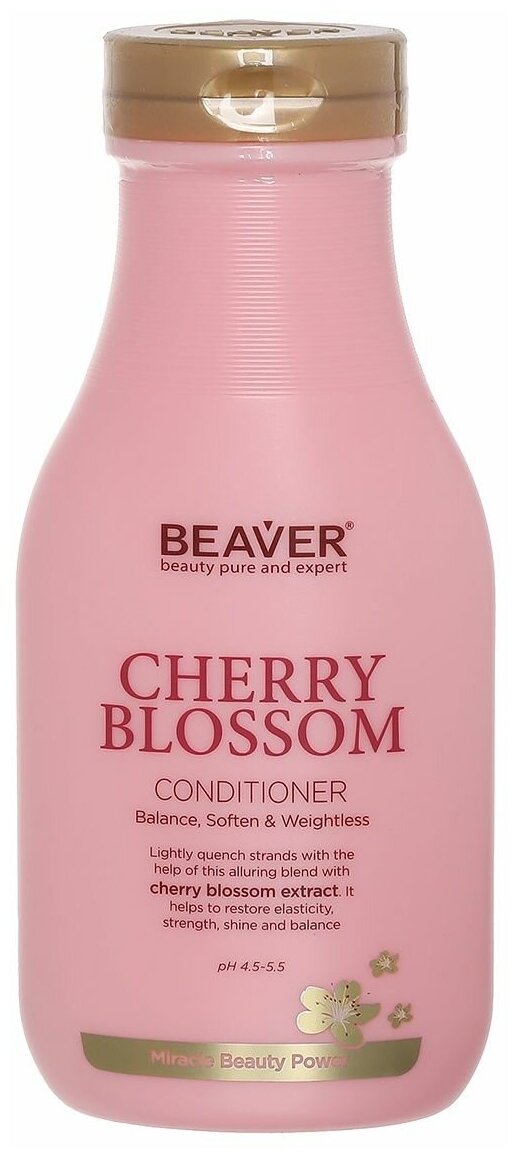 BEAVER кондиционер для волос Cherry Blossom Conditioner с экстрактом цветка вишни