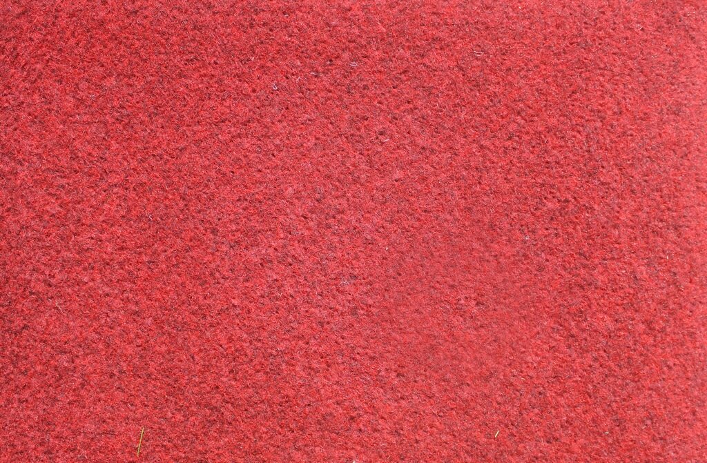 Коврик придверный ROY красный 40смх60см на клеевой основе - фотография № 1