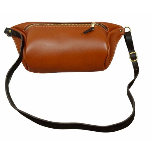 фото Сумка повседневная, натуральная кожа, бежевый likor