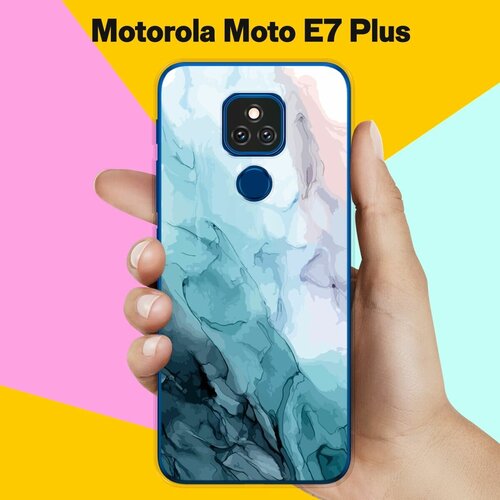 Силиконовый чехол на Motorola Moto E7 Plus Акварель / для Моторола Мото Е7 Плюс силиконовый чехол на motorola moto e7 plus ленивец спит для моторола мото е7 плюс