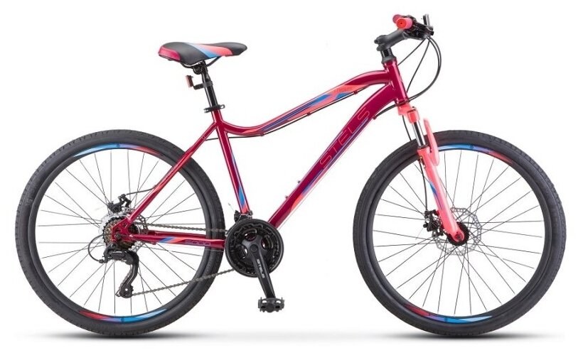 Велосипед горный Stels Miss 5000 MD 26 V020 рама 18 вишневый/розовый