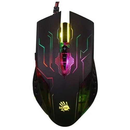 Игровая мышь USB A4Tech Bloody Q51 оптическая 8кн 3200dpi рисунок Black 184100₽