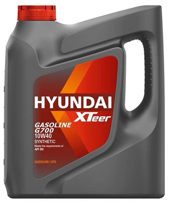 Hyundai xteer моторное масло hyundai xteer gasoline g700 5w-40, 3.5л 1071136