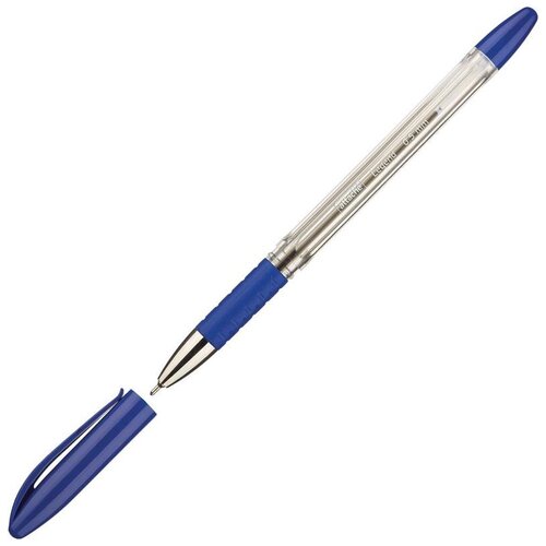 Купить Attache Ручка шариковая Legend, 0.5 мм, 563880, синий цвет чернил, 1 шт., бесцветный/синий