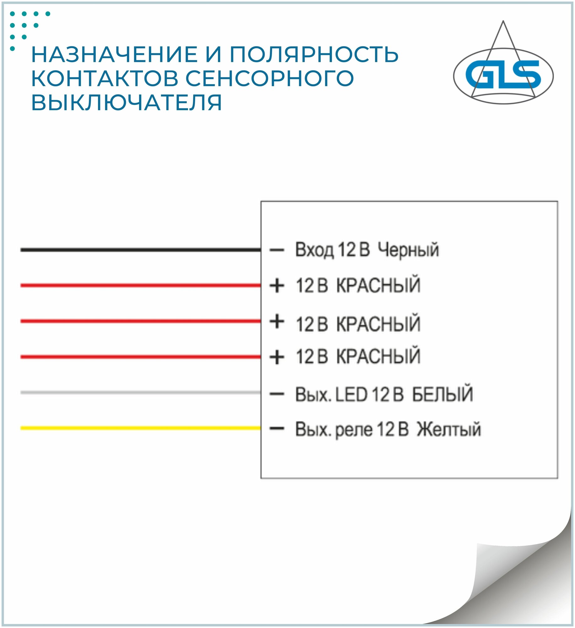 Сенсорный выключатель для зеркал 1 кнопка DZs-7d , IP44, 12В, 5А ,60Вт, GLS - фотография № 7