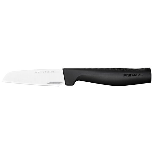 фото Нож для овощей fiskars hard edge, лезвие 8.8 см, серебристый/черный