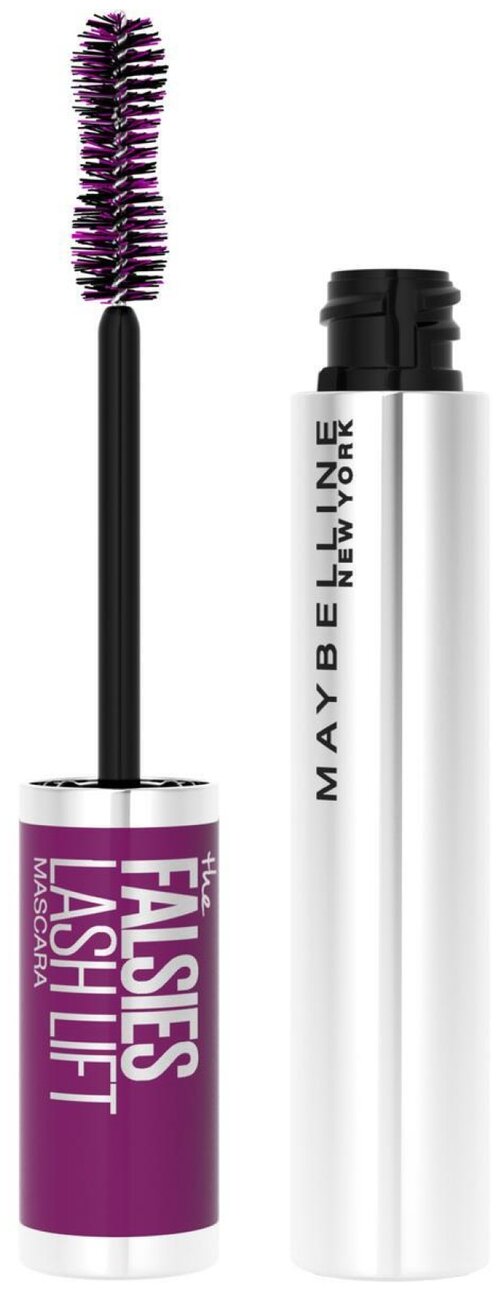 Maybelline New York Тушь для ресниц The Falsies Lash Lift, экстрачерный