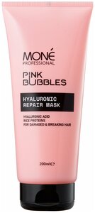 Фото MONE PROFESSIONAL Hyaluronic Repair Mask Маска-восстановление для волос с гиалуроновой кислотой, 200 мл