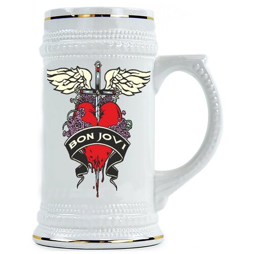 фото Пивная кружка bon jovi drabs