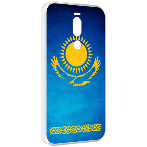 Чехол MyPads герб и флаг казахстана для Meizu X8 задняя-панель-накладка-бампер