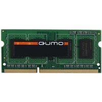 Оперативная память для ноутбука 4Gb (1x4Gb) PC3-12800 1600MHz DDR3 SO-DIMM CL11 QUMO QUM3S-4G1600K11