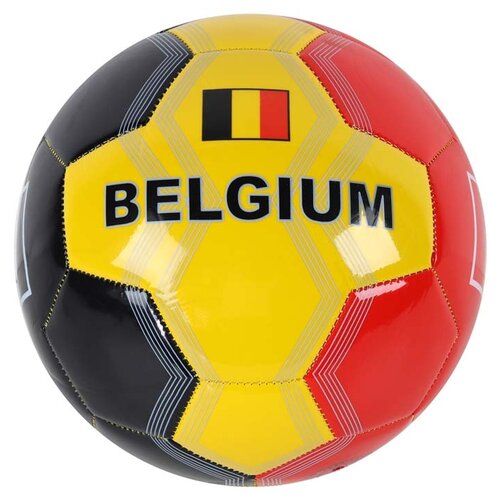 фото Мяч футбольный "бельгия", 3-слойный, пвх, 280г, размер 5, диаметр 22см компания друзей